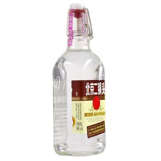 YONGFENG 永丰牌 北京二锅头 出口小方瓶 咖标 50%vol 清香型白酒 500ml*12瓶 整箱装