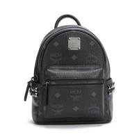 MCM STARK系列 女士双肩包 MMKAAVE13BK 黑色 小号
