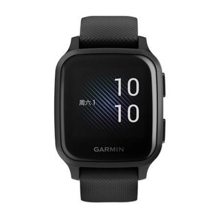 GARMIN 佳明 Venu Sq 运动手表+水杯 暗夜黑 40.6mm 音乐版