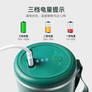 苏宁严选|便携式榨汁机家用小型充电迷你炸果汁机电动榨汁杯1113
