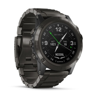 GARMIN 佳明 D2 Delta 运动手表 010-01989-33 黑色 51mm PX钛合金款