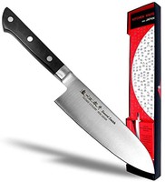 Seki Japan MASAMUNE,日本多功能厨师厨房刀,不锈钢专业三德刀,POM 手柄,170毫米