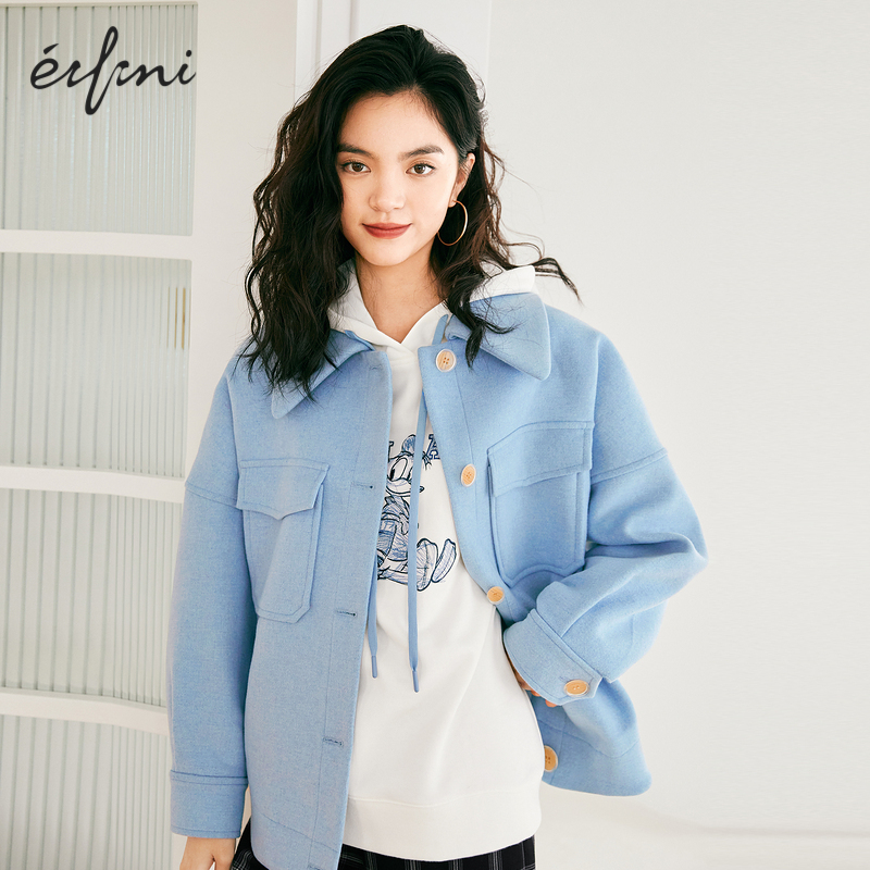 eifini 伊芙丽 1C9911571 女士复古衬衫短外套