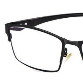 HD 汇鼎 1618 黑色金属眼镜框+1.60折射率 防蓝光镜片