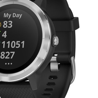 GARMIN 佳明 Vivoactive 3 智能运动手表 010-01769-01 黑银 43.2mm