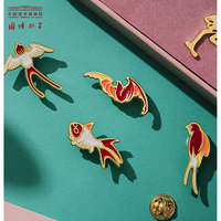 中国国家博物馆 彩瓷徽章套装 动物系列