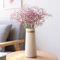 PLUS会员：木子西年 单个陶瓷花瓶 束馨小号 不含花-高约21cm