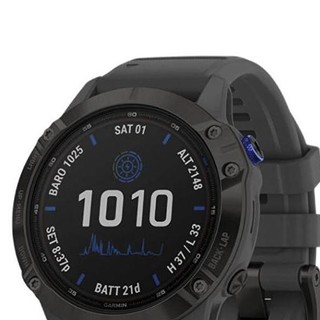 GARMIN 佳明 Fenix 6 Pro Solar 运动手表 010-02410-10 板岩灰 51mm