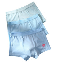 Q21 B9009 男童平角内裤 3条装 薄荷绿+奶冻蓝+琉璃蓝