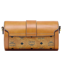 MCM 奢侈品 女士 Tracy Visetos系列 女士单肩斜挎包 MWRBSXT01CO001 干邑色