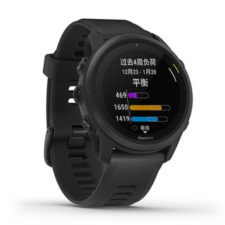 GARMIN 佳明 Forerunner 745 户外手表 010-02445-30 暗夜黑 43.8mm