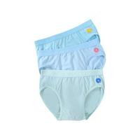 Q21 B9009 男童三角内裤 3条装 薄荷绿+奶冻蓝+琉璃蓝 130cm