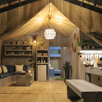 常州茅山森林世界房车帐篷露营基地A区茶田帐篷家庭房