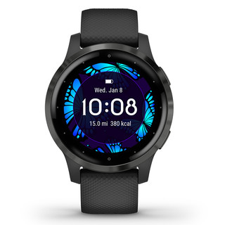 GARMIN 佳明 Active S 运动手表 010-02172-16 魔力黑 40.0mm