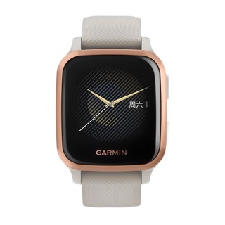 GARMIN 佳明 Venu Sq 运动手表 010-02426-61 流沙金 40.6mm 音乐版