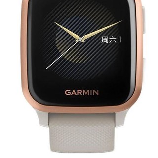 GARMIN 佳明 Venu Sq 运动手表 010-02426-61 流沙金 40.6mm 音乐版