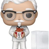 POP Ad Icons: KFC - 桑德斯上校 Funko POP!乙烯树脂人形玩具(配有兼容的 Pop Box 保护套)