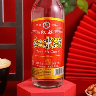 HONGLI 红荔牌 红米酒 30%vol 清香型白酒 610ml 单瓶装