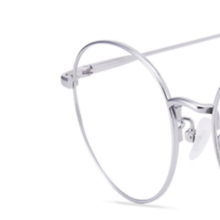 HUIDING 汇鼎 1912 亮银色钛眼镜框+1.56折射率 防蓝光镜片