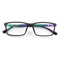 HD 汇鼎 114 黑色TR90眼镜框+1.67折射率 防蓝光镜片