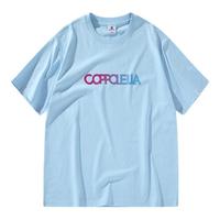 COPPOLELLA 歌博莱拉 男女款圆领短袖T恤 V1DAA2515 淡蓝色 S