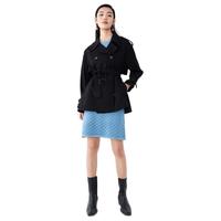 INSUN 恩裳 女士风衣 9C51107250 黑色 36