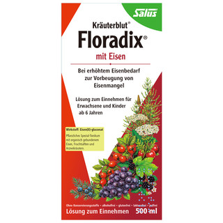 Salus Floradix 红铁元 500ml*2瓶