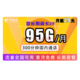 中国电信 5G不限速畅享 29包每月95G全国流量+300分钟