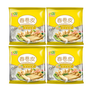 嘉安 Kawan 春卷皮 800g （200g*4袋 100片 春卷原料 方便素食）