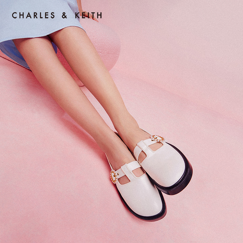 CHARLES & KEITH CK1-70900299 女士低跟单鞋