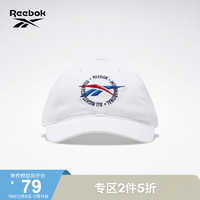 Reebok 锐步 官方情侣款GN7682运动潮流时尚平檐帽