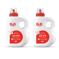 限新用户、88VIP：B&B 保宁 宝宝专用温和洗衣液 1800ml*2瓶