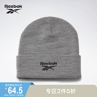 Reebok 锐步 官方2021冬季新款男女GH0427保暖训练帽子