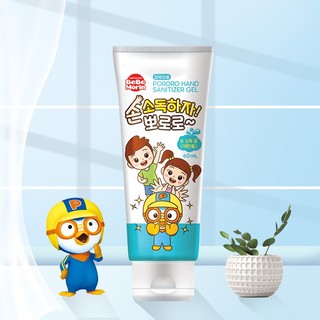Pororo 啵乐乐（Pororo）儿童免洗凝胶 免洗洗手液 儿童洗手液60ml便携 韩国进口
