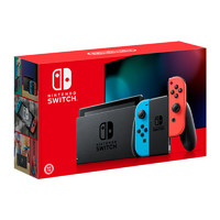 Nintendo 任天堂 港版 Switch游戏主机 续航增强版 红蓝