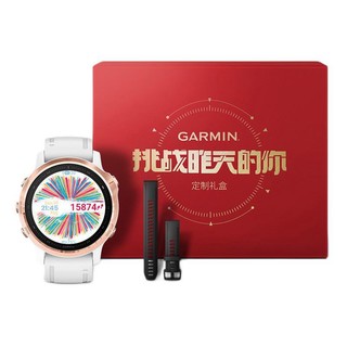 GARMIN 佳明 Fenix6S Pro 运动手表+表带礼盒 玫瑰金 51mm