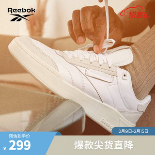 Reebok 锐步 Club C Legacy 中性休闲运动鞋 G55895 白色/灰色 43