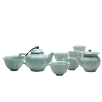 东道 中葵壶半组 茶具套装 8件套 天青