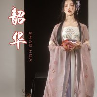 素羽华裳 韶华 原创诃子裙唐制汉服女复原款柯子裙大袖衫春秋新款