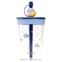  咖世家咖啡 COSTA 许愿月兔 吸管杯 450ml 蓝色