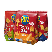 RITZ 乐之 Ritz乐之进口薯片酸奶洋葱不规则饼干下午茶烤薯条办公室零食229g