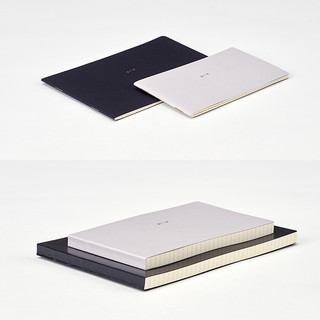 Mark's isshoni系列 R1726 桌面笔记本 厚本款 13寸 方格本 灰色封面 单本装