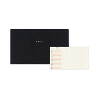 Mark's isshoni系列 R1721 桌面笔记本 薄本款 13寸 日计划本 黑色封面 单本装