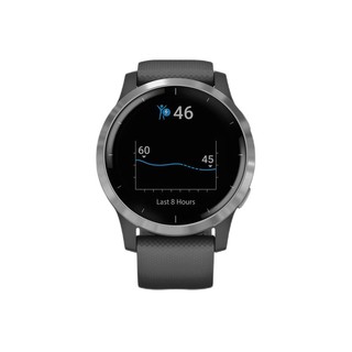 GARMIN 佳明 Active系列 运动手表 010-02174-01 黑银 45mm