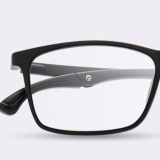 目匠 3017 磨砂黑TR90眼镜框+1.56折射率 防蓝光镜片