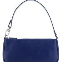 Blue leather Rachel handbag Blue By Far Donna