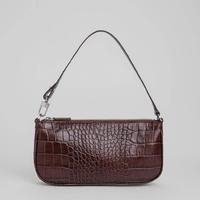 BY FAR Women's Rachel Croco Bag - Nutella