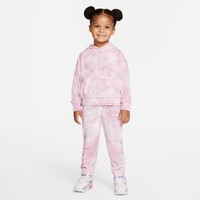 NIKE 耐克 Girls' Toddler Nike Velour Hoodie and Jogger Pants Set