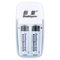 Doublepow 倍量 DP-AA780mAh 5号充电电池 1.2V 780mAh+2槽充电器