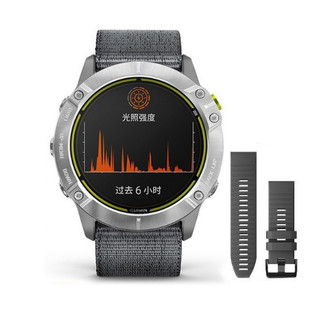 GARMIN 佳明 Enduro 运动手表+岩石灰硅胶表带